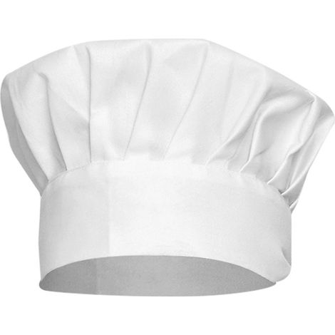 Verstellbare Kochmütze mit Gummizug, Einheitsgröße, aus Stoff, für Damen und Herren, Hotels, Hochschulen, Schulen, Restaurants und mehr (1/5)