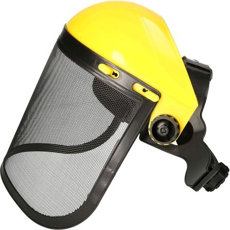 Masque de Protection du Visage avec Visière en Maille pour la Tonte du Gazon (1/5)