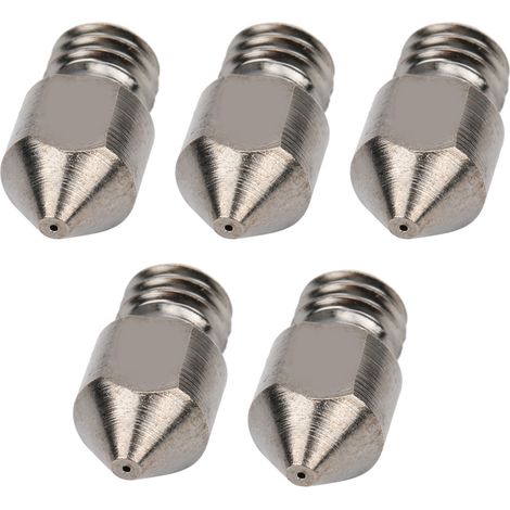 5-teiliges 3D-Drucker-Düsenset für MK8, 1,75 mm Verbrauchsmaterialien, 0,2–1,0 mm Zubehör aus gehärtetem Stahl, 0,4 mm (1/5)
