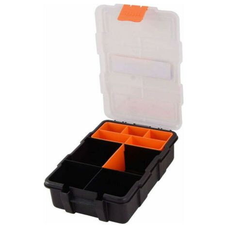 ORGANISATEUR D'OUTILS 9 COMPARTIMENTS BOÎTE À OUTILS VIS EN PLASTIQUE (1/2)