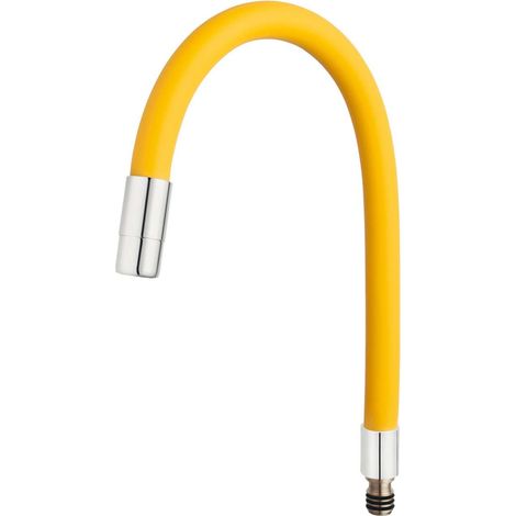 Novaservis - Flexible pour mitigeur d'évier, jaune/chrome W100C-B