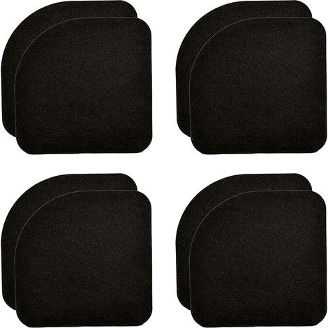 Lot de 8 coussinets silencieux, amortisseur de bruit, pour machine à laver, coussin anti-vibration, 7,7 x 7,7 x 0,7 cm, pour appareils électroménagers (1/5)