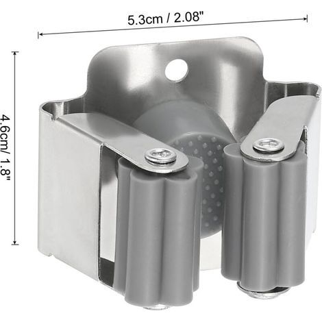 6 Pièces Porte Balai Mural, Porte Outils Mural, Support De Vadrouille, pour Salle De Bain Cuisine Bureau Placard Jardin Garage (1/4)