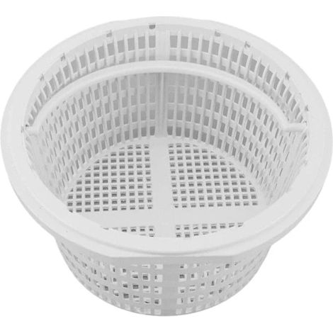Panier de skimmer de piscine /EA/, filtre de skimmer de piscine de 19 cm, panier de rechange avec poignée, accessoire de piscine pour retirer les feuilles et les impuretés.