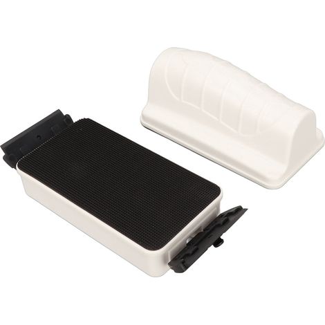 Brosse magnétique flottante pour aquarium, grattoir pour vitres et élimination des algues, blanc (1/5)