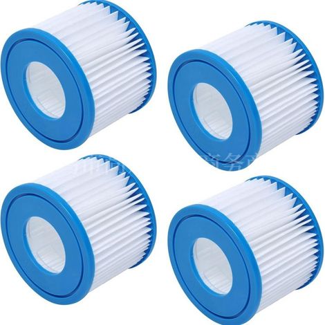 Filterkartusche für Poolfilter-Umwälzpumpen, kompatibel mit Bestway VI aufblasbaren Poolkartuschen und Filtergittern.