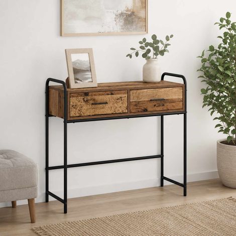 Tavolo consolle Legno antico 90 x 33 x 80,5 cm vidaXL (1/5)