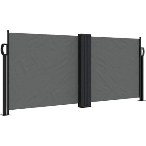 Store latéral rétractable, gris anthracite, 100 x 600 cm (1/5)
