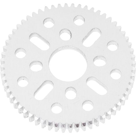 Pignon droit aluminium 60 dents, module 0,8, alésage 14 mm, engrenage cylindrique pour accessoires matériels, pièce de rechange mécanique. (1/5)