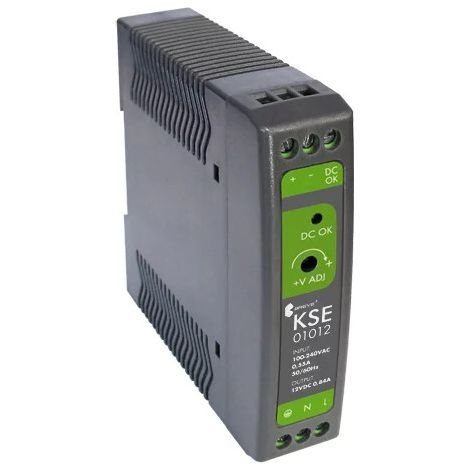 Schaltnetzteil KSE 01012P 230/12VDC 0,84A 9,6W für DIN-Schiene, Uzas: 85- (1/3)
