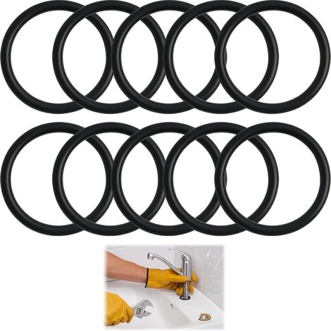 10Pcs Joint Toriques en Nitrile, joint torique pompe piscine 55mm x 5mm, Joints Torique d’Étanchéité Résistant Huile Température pour Pompe, Mécanique, Compatible avec Joints Toriques Pompe Piscine (1/5)