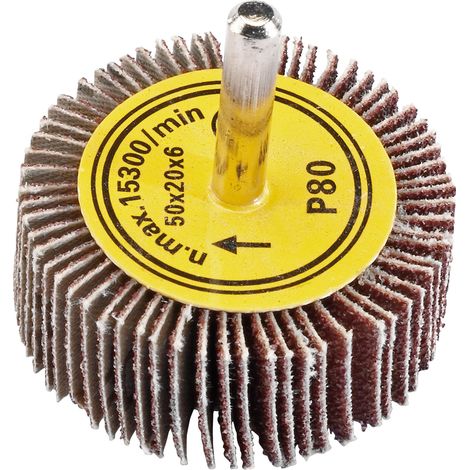 Draper 50mm x 20mm Abrasive Flap Wheel with 80 Grit for Grinding and Finishing - Model 71826 (1/5)