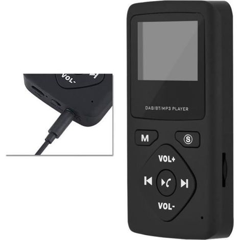 Récepteur radio DAB - - DAB-DAB+ portable - Lecteur MP3 - Bluetooth 4.0 - Écouteurs inclus (1/2)
