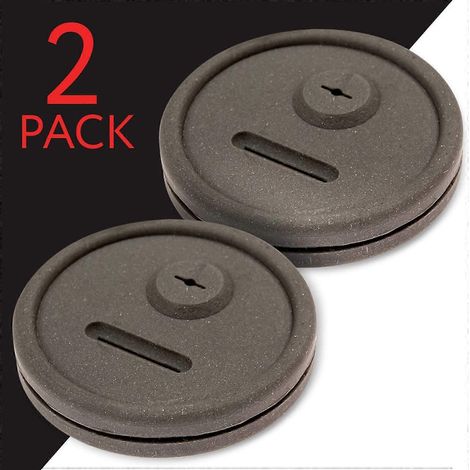 Joint de sonde à viande en caoutchouc pour barbecue Weber Smokey Mountain Cookers 85037 (gris) (2 pièces) (1/5)