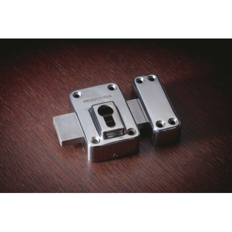 Riegel komplett aus Edelstahl 316 SEVAX - für europäischen Profilzylinder - 1999V1