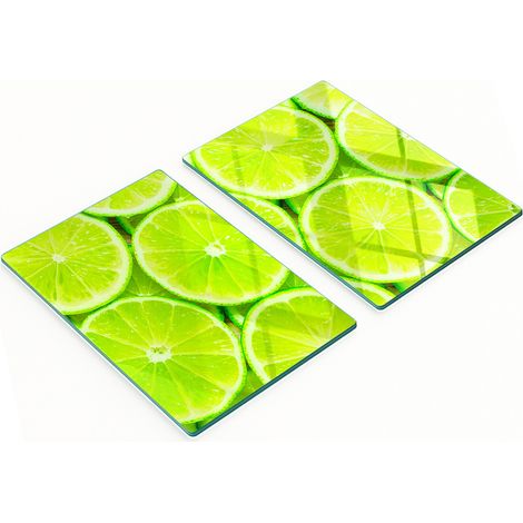 Pannelli decorativi multifunzionali in vetro con stampa a lime, 2x40x52 cm (1/5)