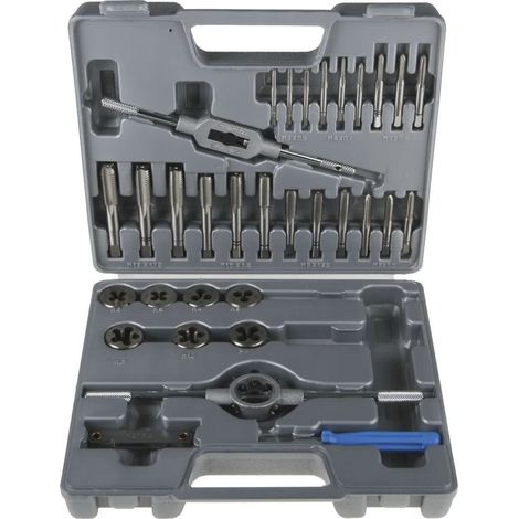 Jeu de tarauds et filières RS PRO 32 pièces, en Acier au carbone ( Prix pour 1 Jeu ) (1/3)