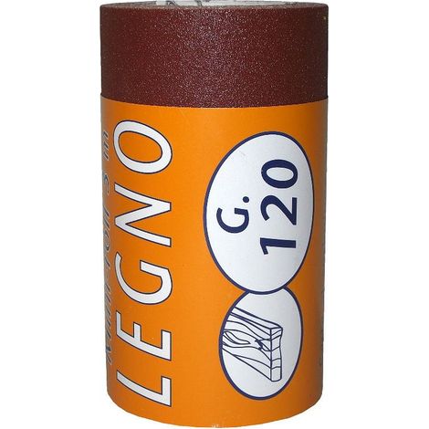 IQ2 TOOLS Carta abrasiva, minirotolo 2,5 mt, grana 120
