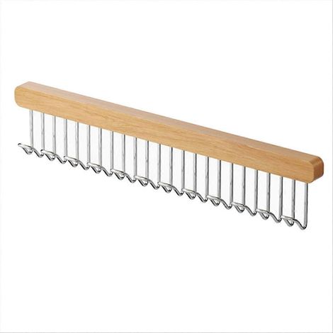 Multifunktionaler Kleiderständer aus Holz für Kleidung, Gürtel, Krawatten, Hüte und BHs, Accessoires, 12 Haken auf der rechten Seite (1/5)