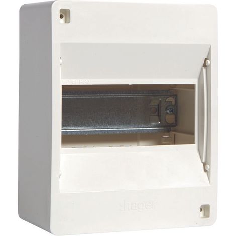 Cuadro de distribución IC2 de 1x6M para montaje en superficie, IP30, sin puerta.