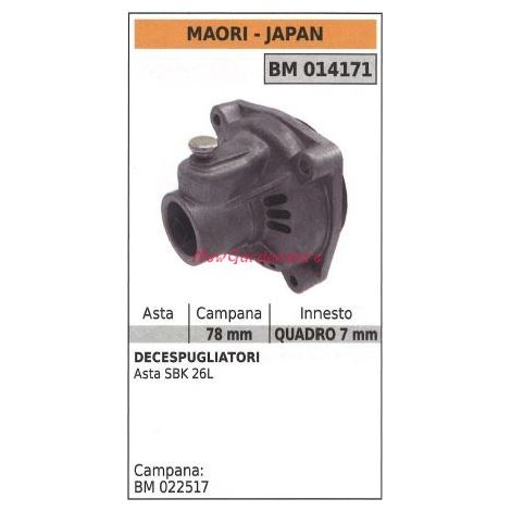 Conjunto embrague desbrozadora MAORI 014171