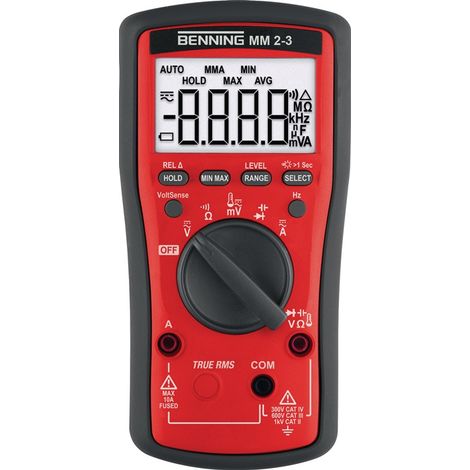 Multimètre MM 2-3 0,01 mV – 600V AC/DC TRUE RMS (1/5)