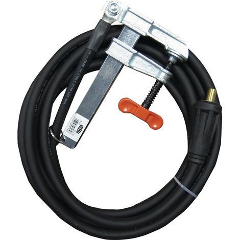 Cavo di terra stampato 400 A Lunghezza 5m D-D.50 mm² Tappo in gomma KS 50
