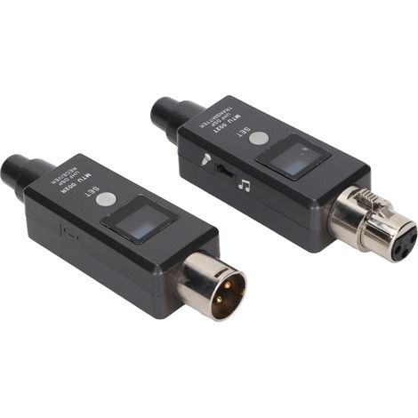 Adaptateur microphone sans fil rechargeable XLR émetteur-récepteur pour table de mixage audio (1/5)