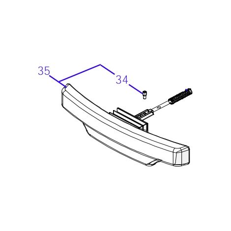 Assieme bumper ORIGINALE AMBROGIO robot 4.36 - 4.0 Basic