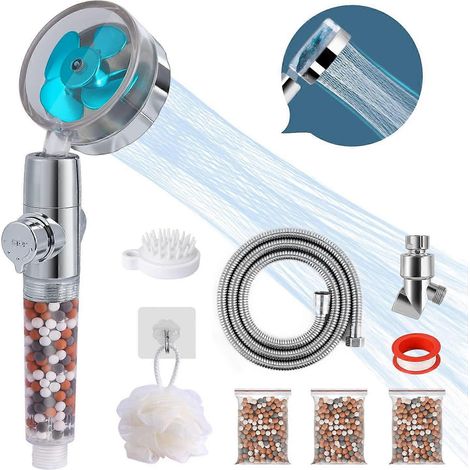 Wassersparfilter für Duschkopf, Hochdruck-Hydraulik-Jet-Duschkopf, Handbrausefilter (1/5)