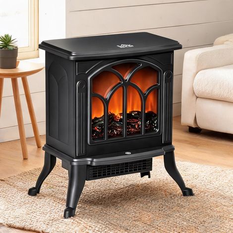 Cheminée électrique negro en métal Plástico 37,3 x 23,1 x 44 cm (1/5)
