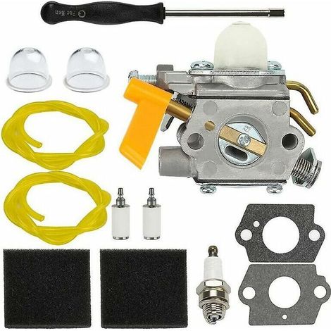 EASYCOMFORT Carburateur avec filtre à air pour tronçonneuse débroussailleuse Ryobi Homelite 25cc 30cc C1u-h60 (1/4)