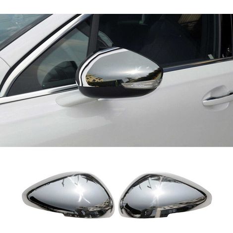 Coques de Rétroviseurs pour Citroen C4 Grand Picasso 2013-2018 en Acier Argent