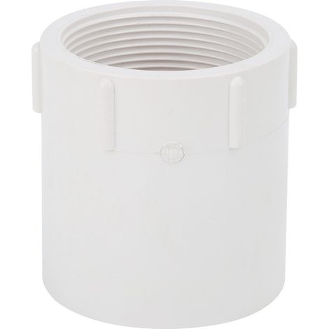 Raccord de tuyauterie à brides en PVC, filetage femelle G2, adaptateur d'eau pour piscine (1/4)