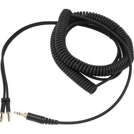 Câble de mise à niveau 3.5mm vers double 3.5mm avec adaptateur 6.35mm pour casque audio Hifiman HE1000se et HE6se