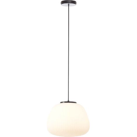 Lampe suspendue Kaizen noir avec du blanc - 60154/76