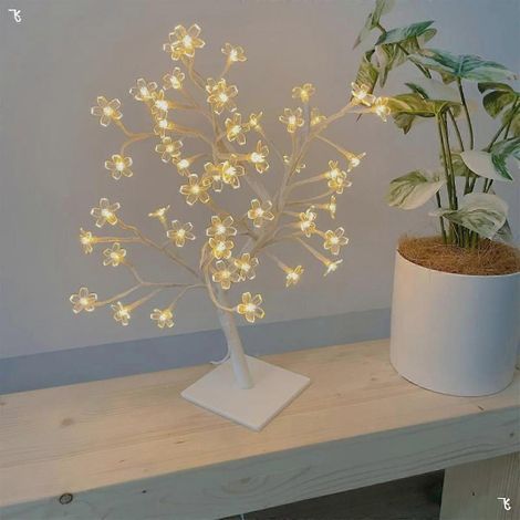 LED-Lampe in Form eines Kirschblüten-Bonsaibaums (1/3)