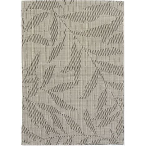 Platzset, Tischunterlage, Ständerblätter 45x30cm grau - SET 6 Stück. (1/2)