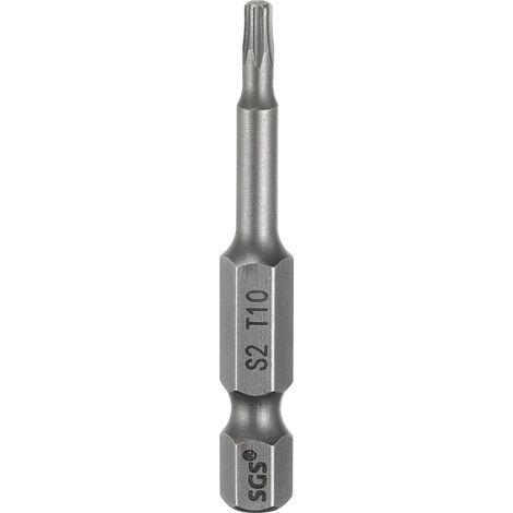 T10 Embout Tournevis Torx Tige Hexagonale 1/4" Magnétique (1/5)