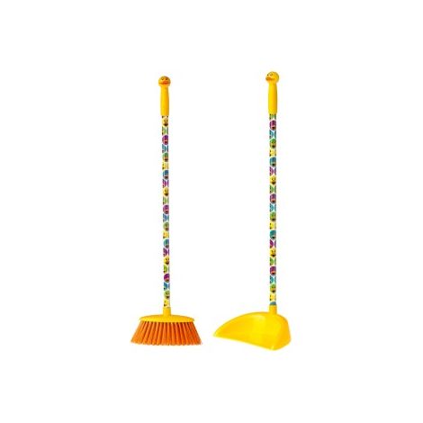 SCOPA CON MANICO+PALETTA PAPERELLE BAMBINO