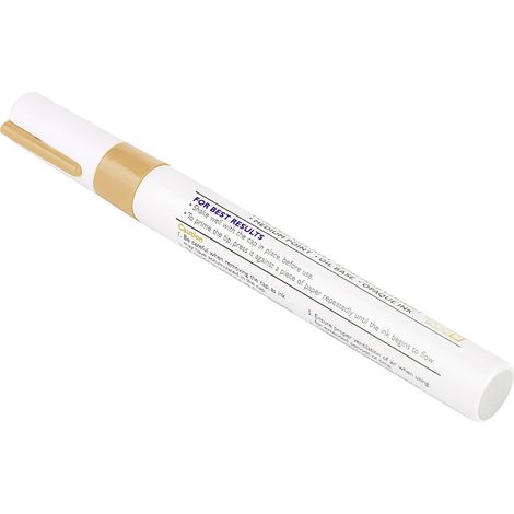 Stück wasserfester professioneller Autoreifen-Lackstift, Reifenlackstift, Marken-Autozubehör (Gold)