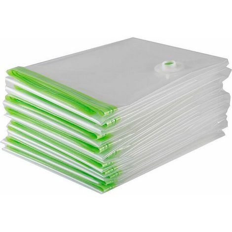 Sacs de Rangement Extra-Larges Sous Vide 1-Pack Géant [120x100cm] pour Vêtements, Couettes/Literie，vert transparent，Fonepro, (1/5)