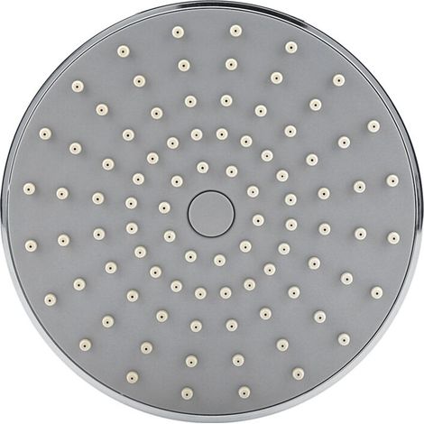 Soffione doccia rotondo ad alta pressione da 6 pollici, accessorio bagno con doccetta superiore cromata -Crezuo
