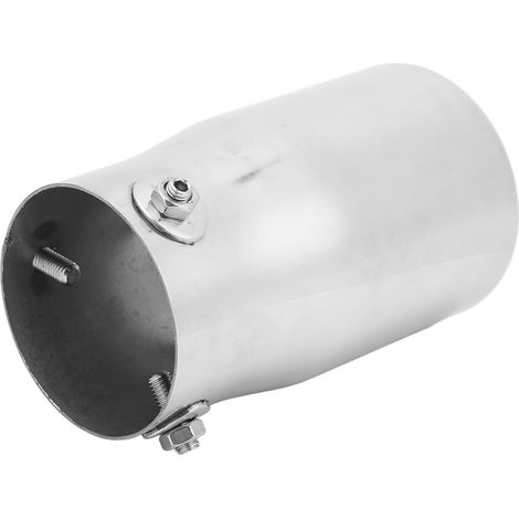 Jeffergarden Tuyau d'échappement automobile 76x89mm, embout de silencieux d'échappement en acier inoxydable, universel pour voiture (1/5)
