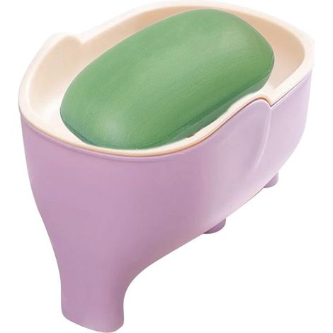 Jabonera de ducha de dos niveles, con drenaje automático, bandeja para jabón y soporte para champú. (1/2)
