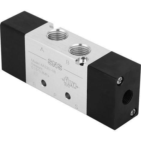 Vanne pneumatique 4A220-08 de haute qualité, à 2 positions et 5 voies, entrée/sortie PT 1/4 pouce (1/5)
