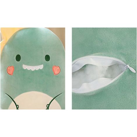 Oreiller de couchage en peluche doux et mignon (dinosaure, 45 cm) (1/4)