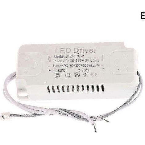 Carte de commande LED 300 mA 8-24 W 20-36 W 30-50 W 36-60 W 50-70 W 60-80 W Lampe LED 50-70 W (1/5)