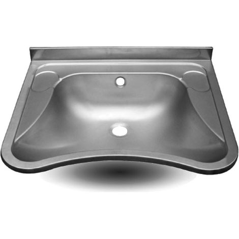 Lavabo per disabile inox satinato (1/3)