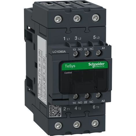 TeSys D - contacteur - 3P(3 NO) - AC3 - = 440V 80A - 48Vca - Everlink (1/2)